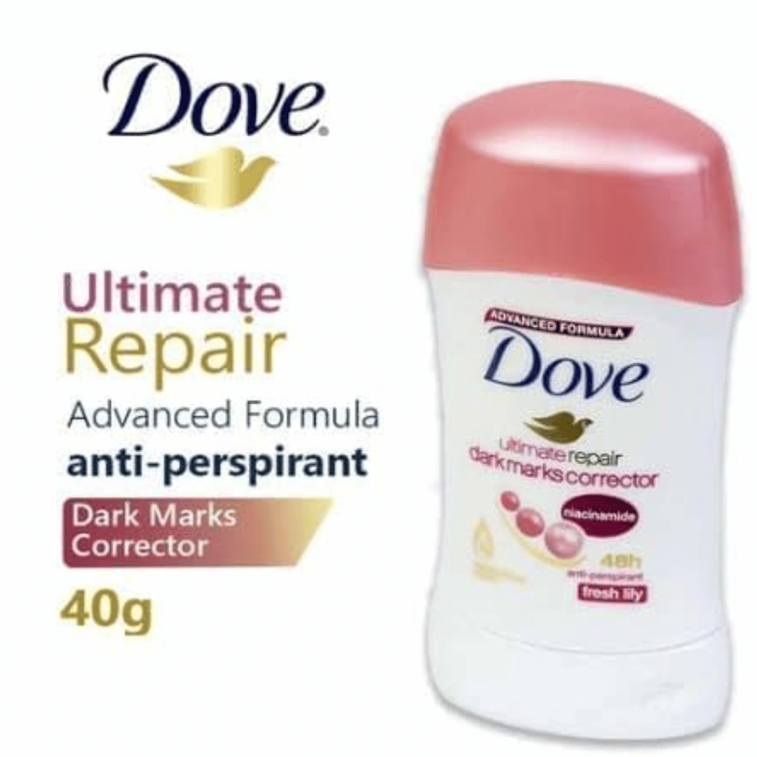 Dove Antiperspirant Deodorant Stick Ultimate Repair Fresh Lily 40g