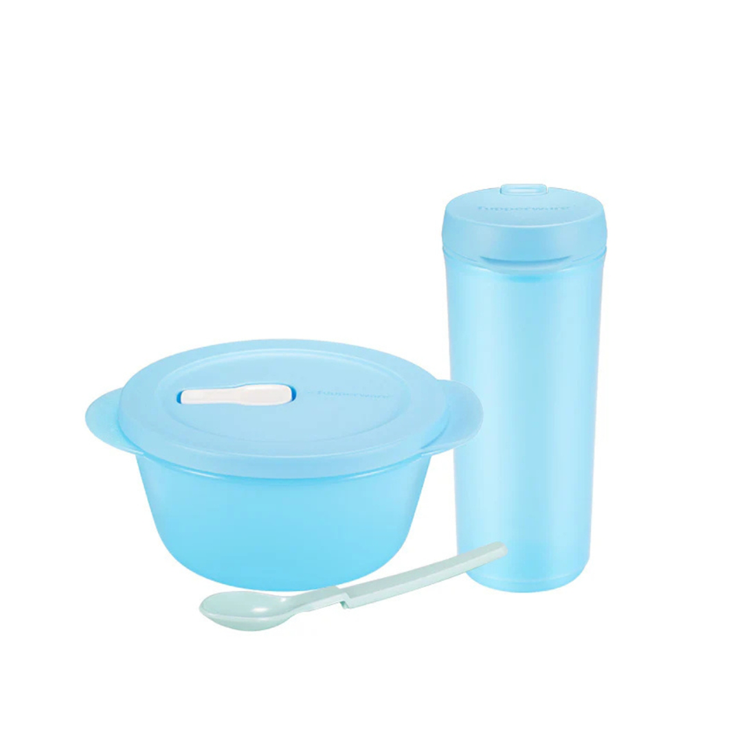 Tupperware Thirst & Go Lunch Set Blue
