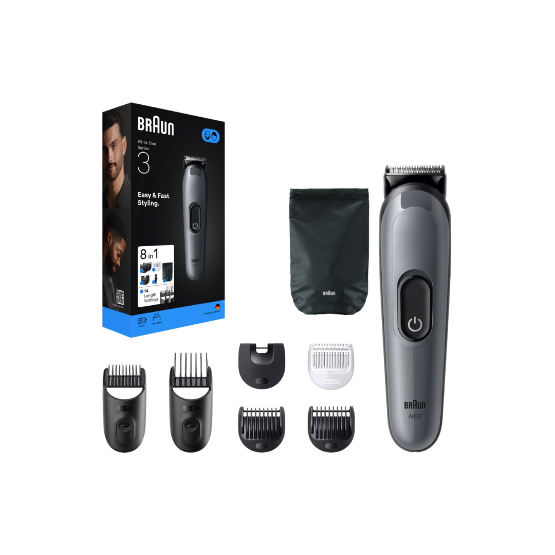 Braun All-in-One Series 3 Easy & Fast Styling Trimmer 8 in 1 AIO3540