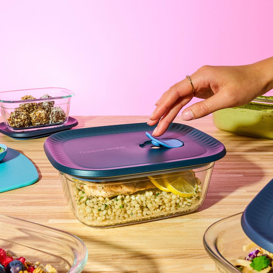 Tupperware Glass Container 1.5L With Lid