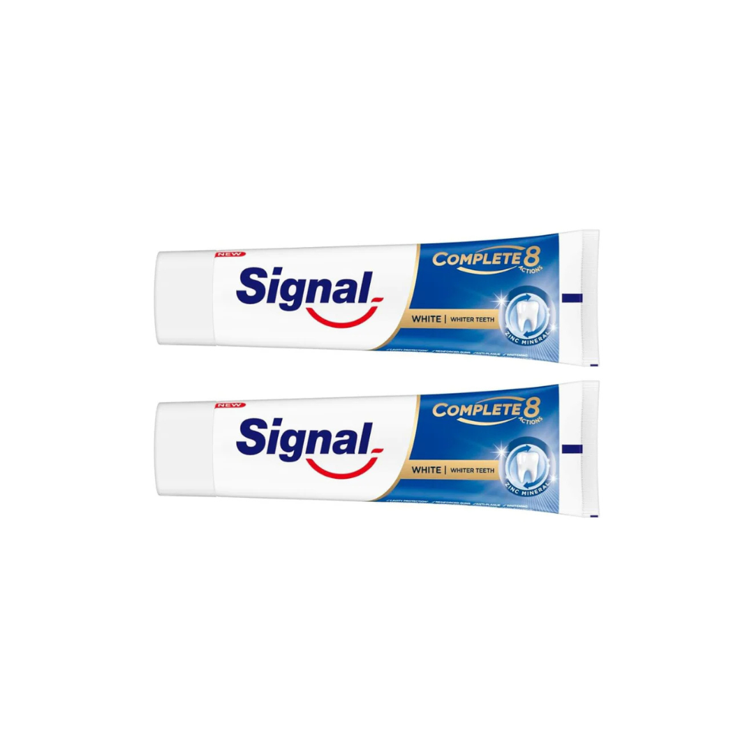 Signal Toothpaste Complete 8 White 75ml, 2 @ 30% OFF