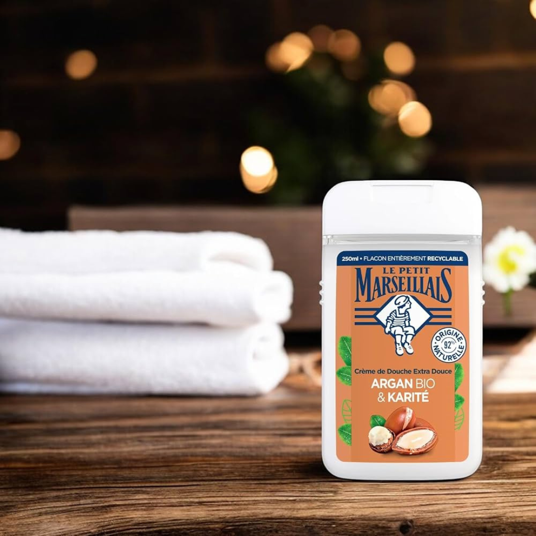 Le Petit Marseillais Shower Gel Argan BIO & Karite 250ml, 2 @ 20% OFF