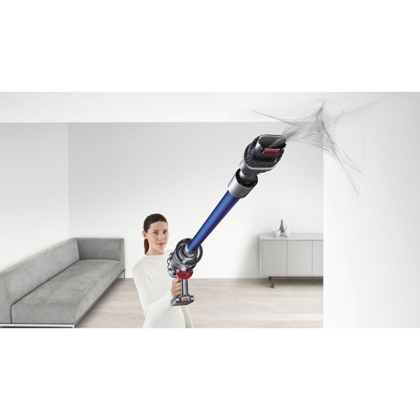 Dyson V11 Fluffy Cordless Vacuum Cleaner (Nickel/Red) - Image 4