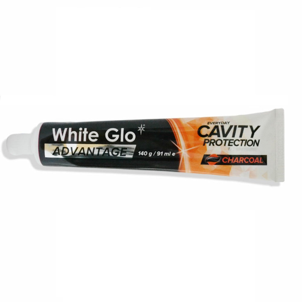White Glo Advantage Charcoal Toothpaste 140g