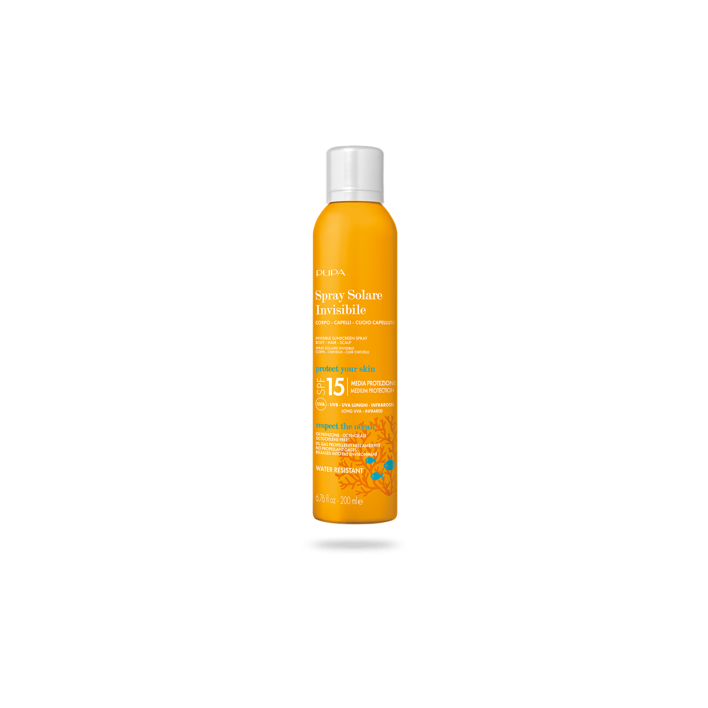 Invisible Sunscreen Spray Spf 15 200 Ml - Medaid