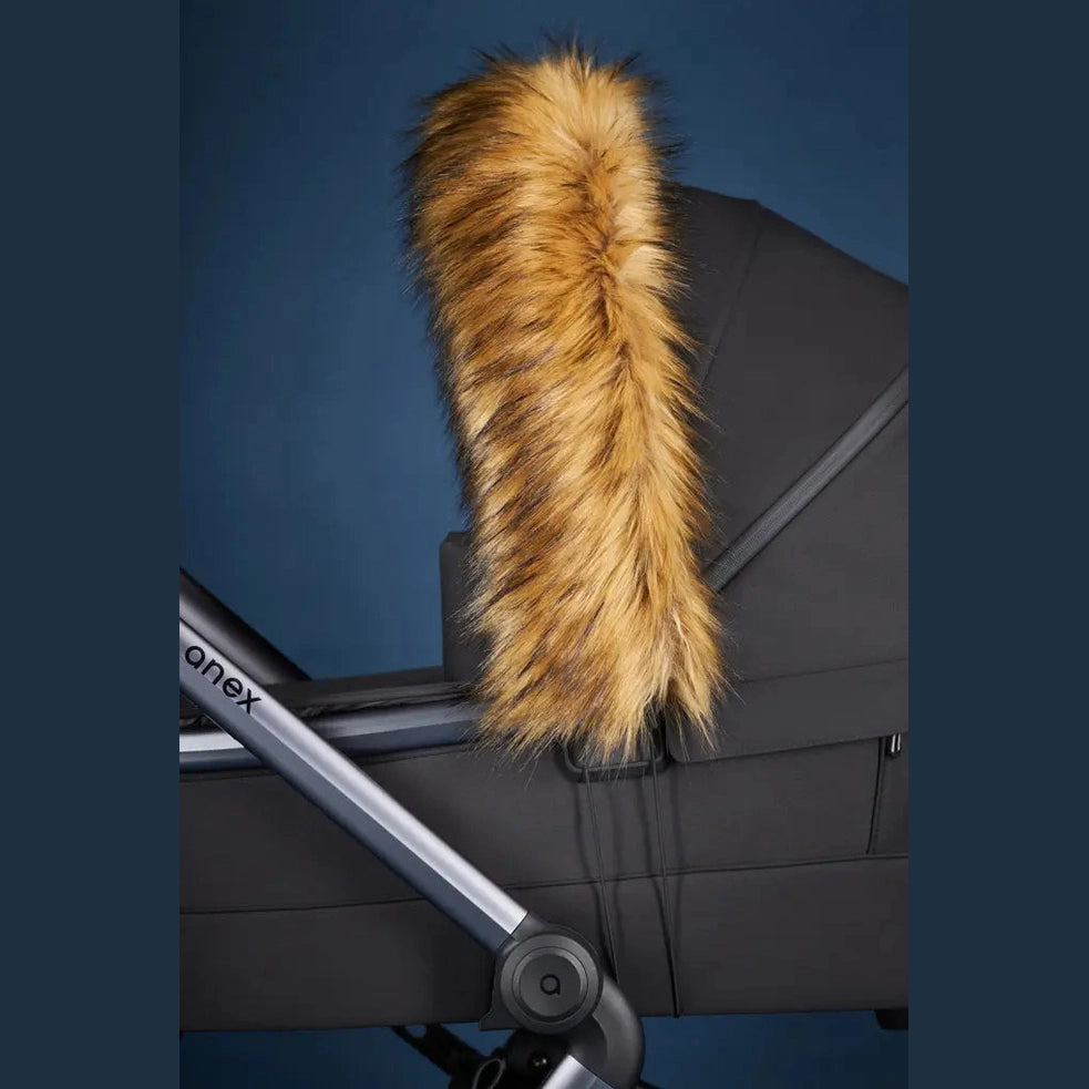 Anex - Fur Hood - Brown W/A07