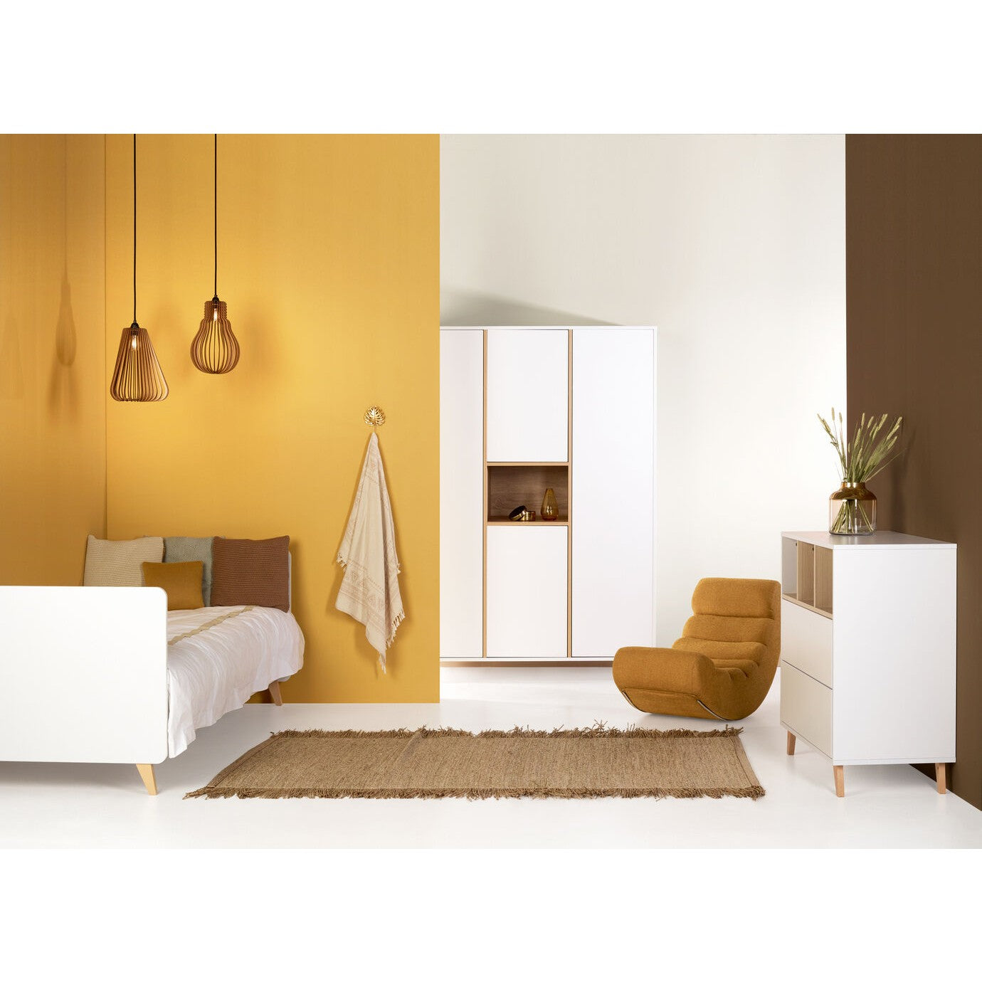 Quax Loft Wardrobe White Natural Modern Storage