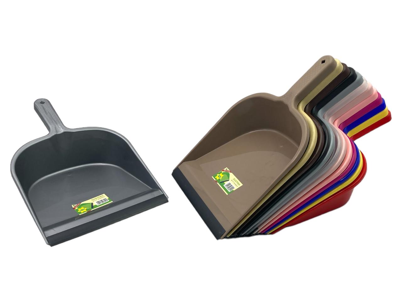 Plastic Dustpan with Rubber X2