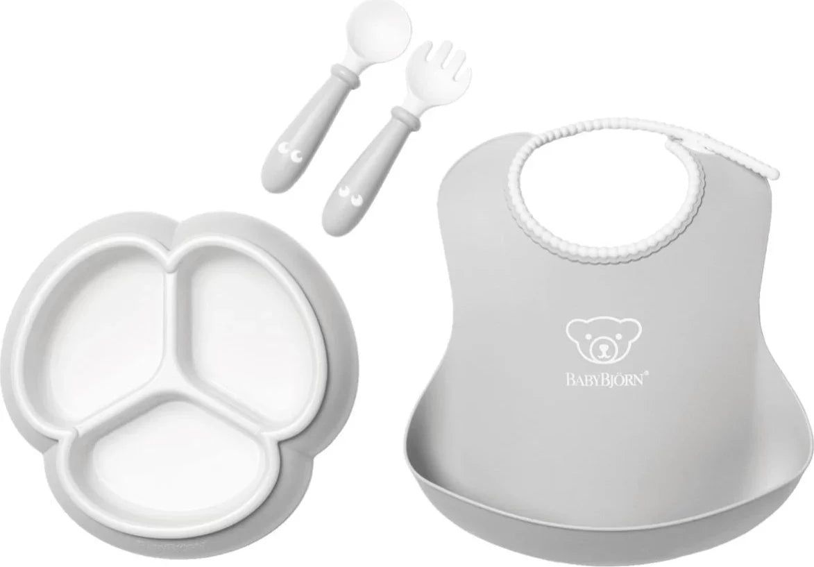 BabyBjorn - Mealtime Set 4 packs - Grey