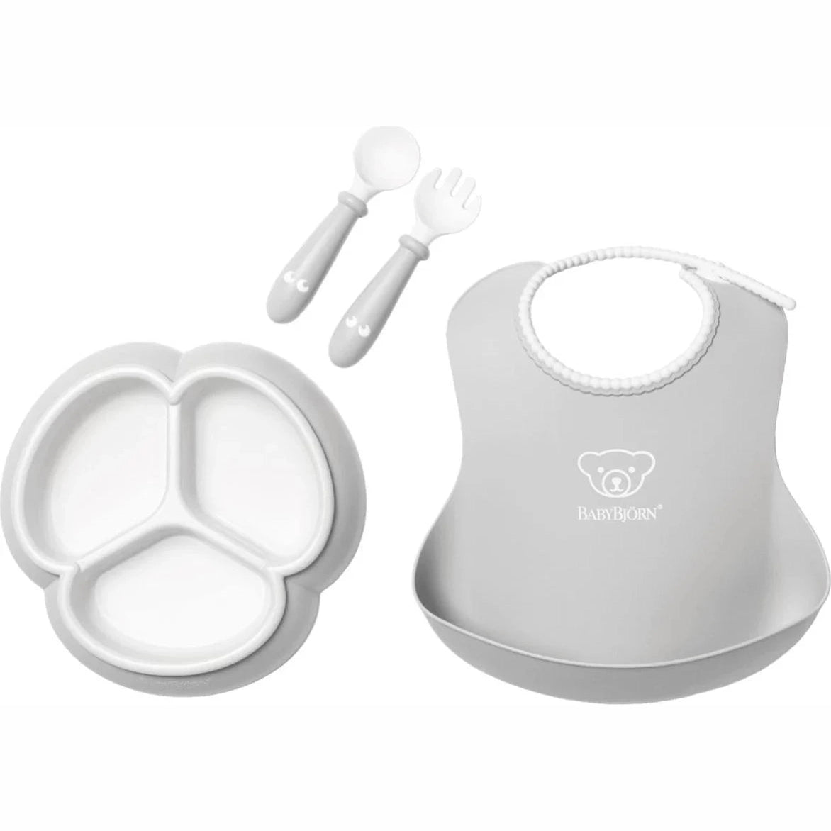 BabyBjorn - Mealtime Set 4 packs - Grey