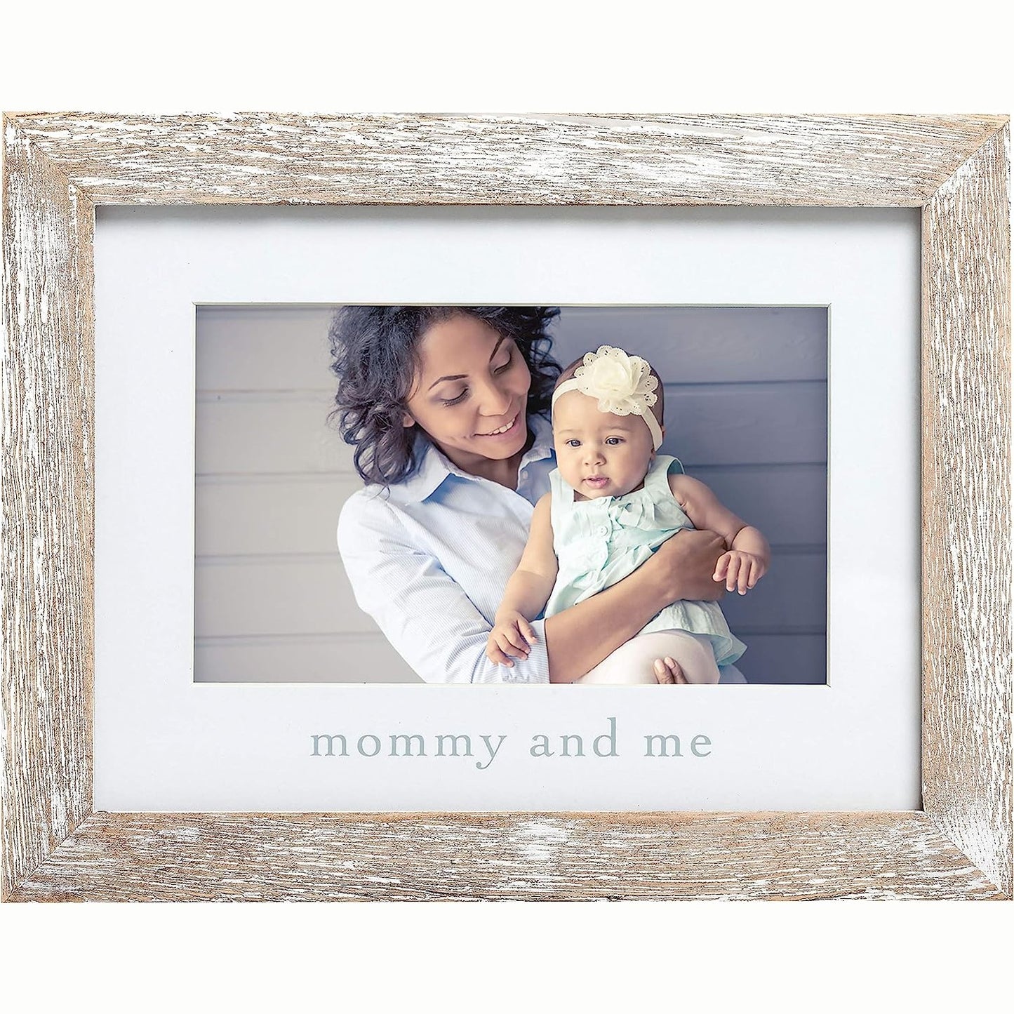 Mommy and Me Sentiment Frame Rustic