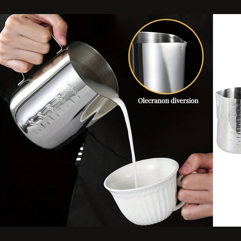 Stainless Steel Barista Milk Pitcher 600 ml