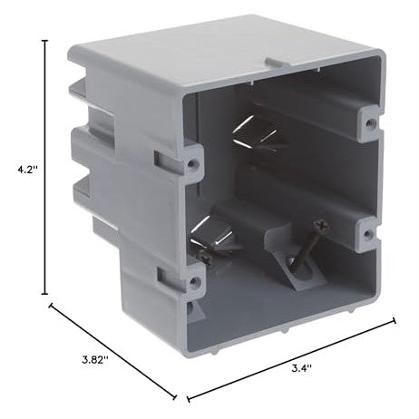 Southwire MSB1G One Gang Device Box with Depth Adjustable, Heavy Duty 42lb - Medaid International