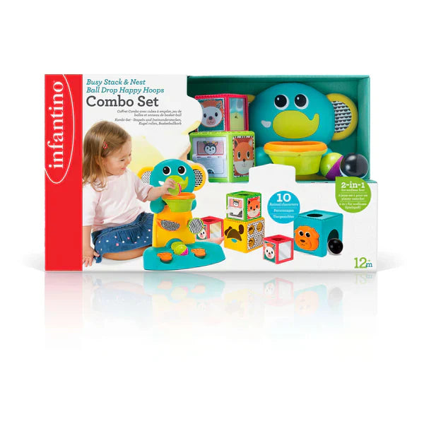 Infantino - Busy Stack & Net Combo Set