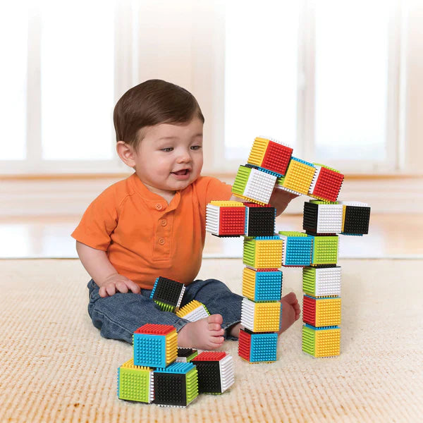 Infantino - Press & Stay - Sensory Blocks