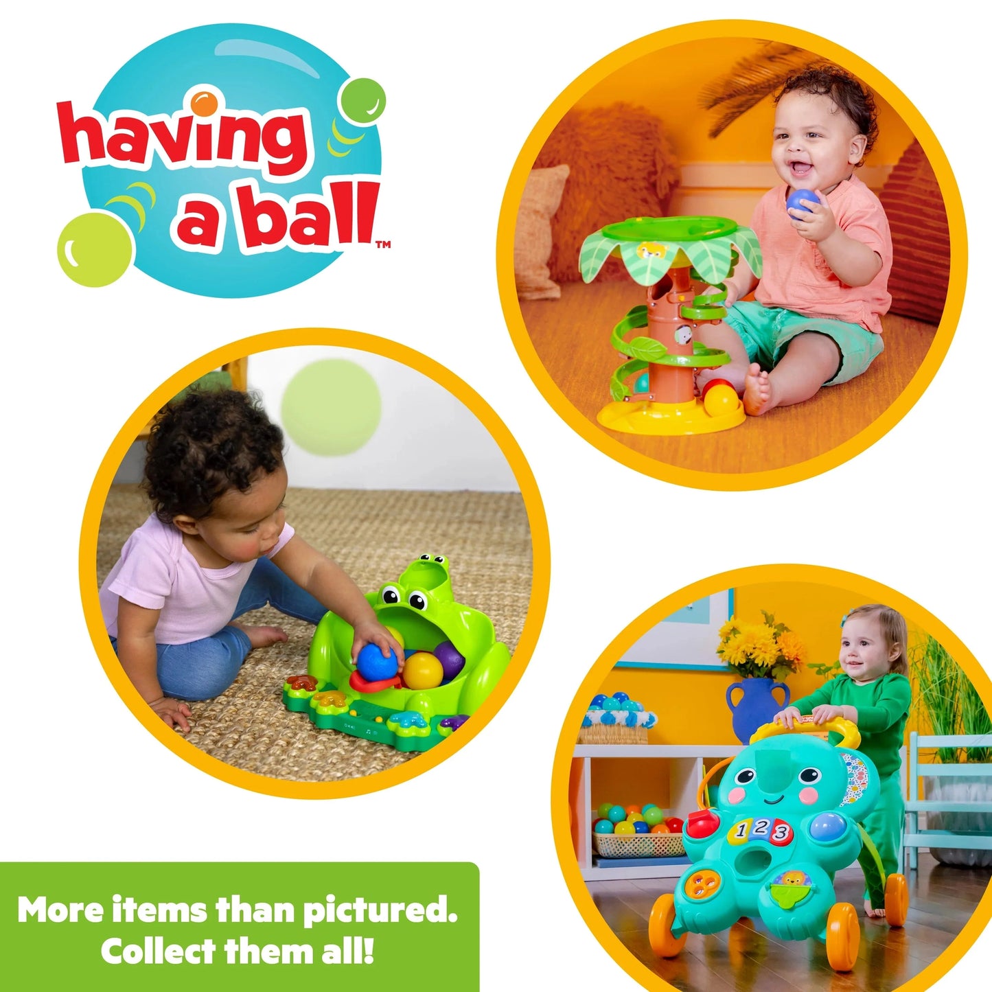 Kids2 - Bs Hab Poppin Frog Ball - Play