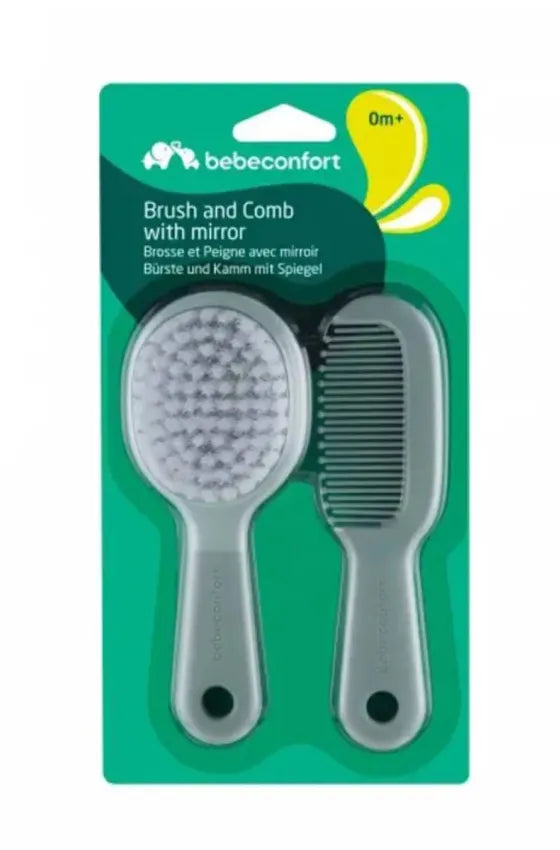 Bebe Confort - Brush Mirror &Comb - Lovely Donkey Green
