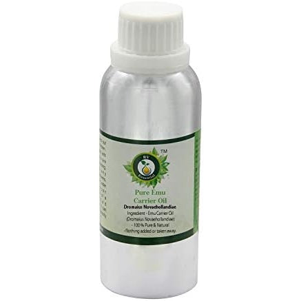 Emu Oil | Dromaius Novaehollandiae | For Massage | For Hair Growth | Pure Emu Oil | Emu Carrier Oil | Natural moisturizer | Unrefined | For Face | For Skin | 5ml | 0.169oz By R V Essential - Medaid International