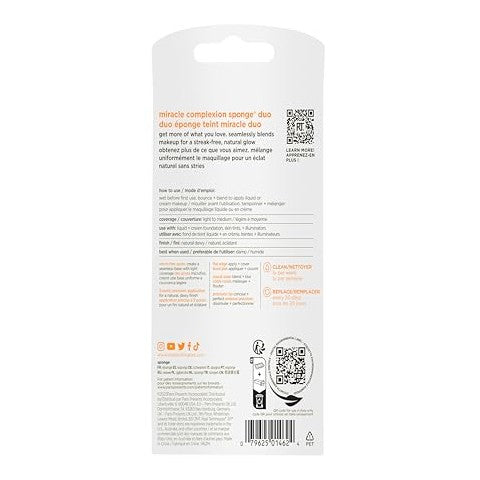 Real Techniques Miracle Complexion Sponge, 2 Ct (2 Pack) (Bundle) - Medaid International