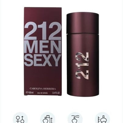 Carolina Herrera 212 Sexy by Carolina Herrera For Men. Eau De Toilette Spray 3.4-Ounces - Medaid International