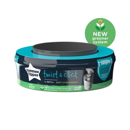 Tommee Tippee - Twist&click x4 Refill Cass SPR - AL UK