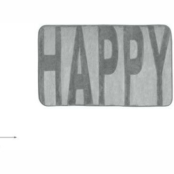 Happy Bath Mat Love Memory Foam, Mouse Gray 50 x 80 cm By Wenko.de