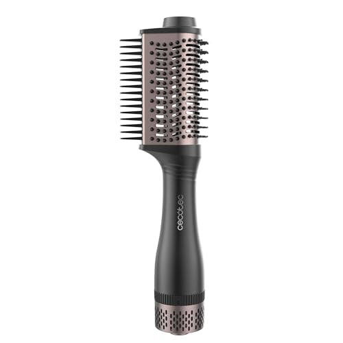 Cecotec - 1200W Ceramic Triangle Blower Brush, 5in1 Anti-Frizz Ionic Technology