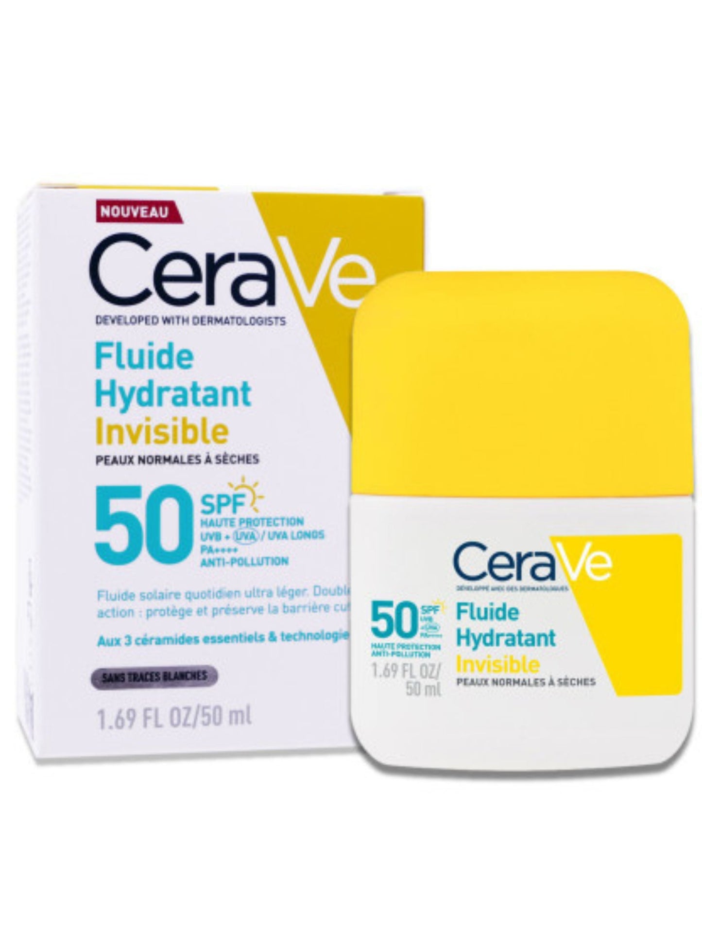 CERAVE FLUIDE HYDRATANT INVISIBLE SPF50 50ML