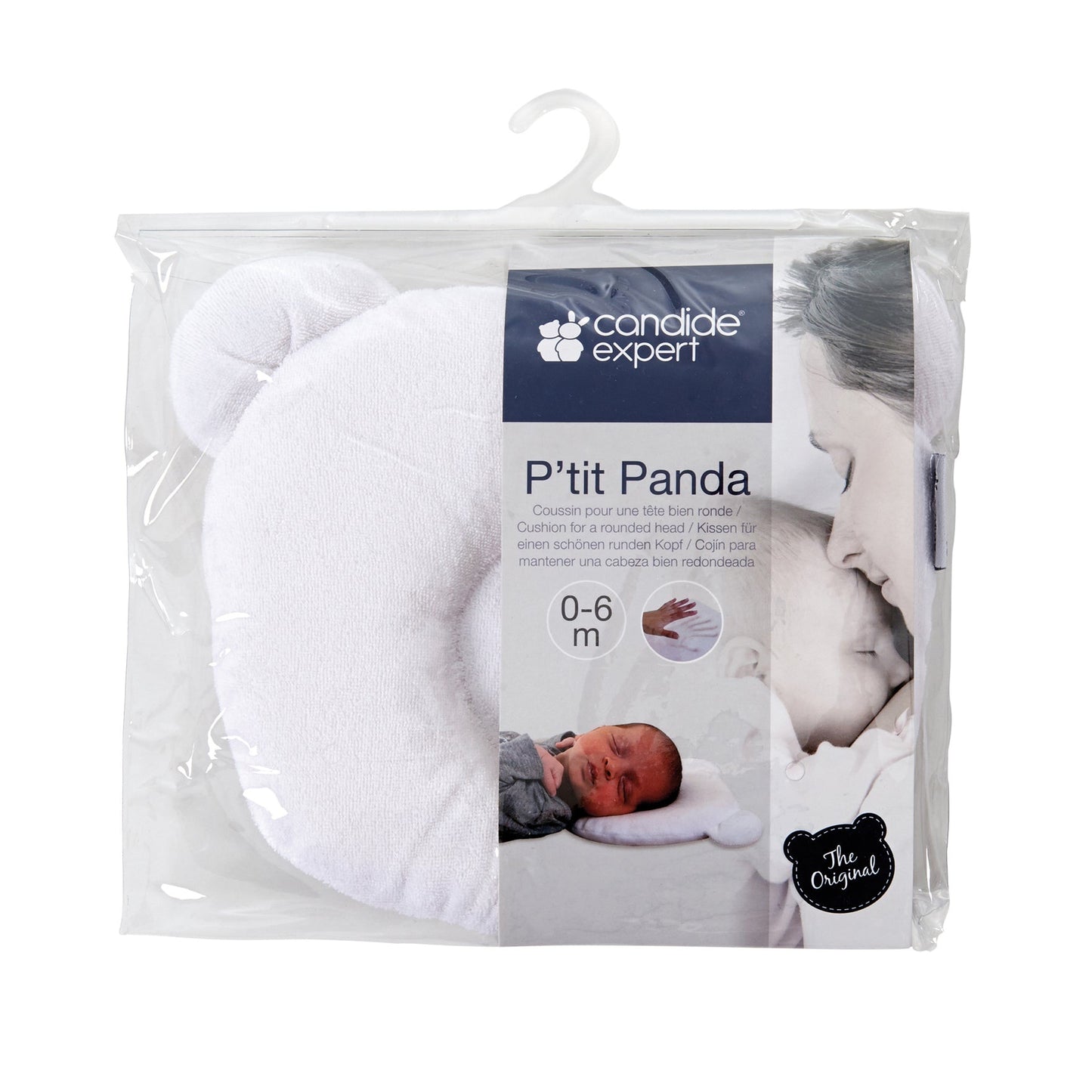 Candide Air+- P'tit Panda Pillow - White