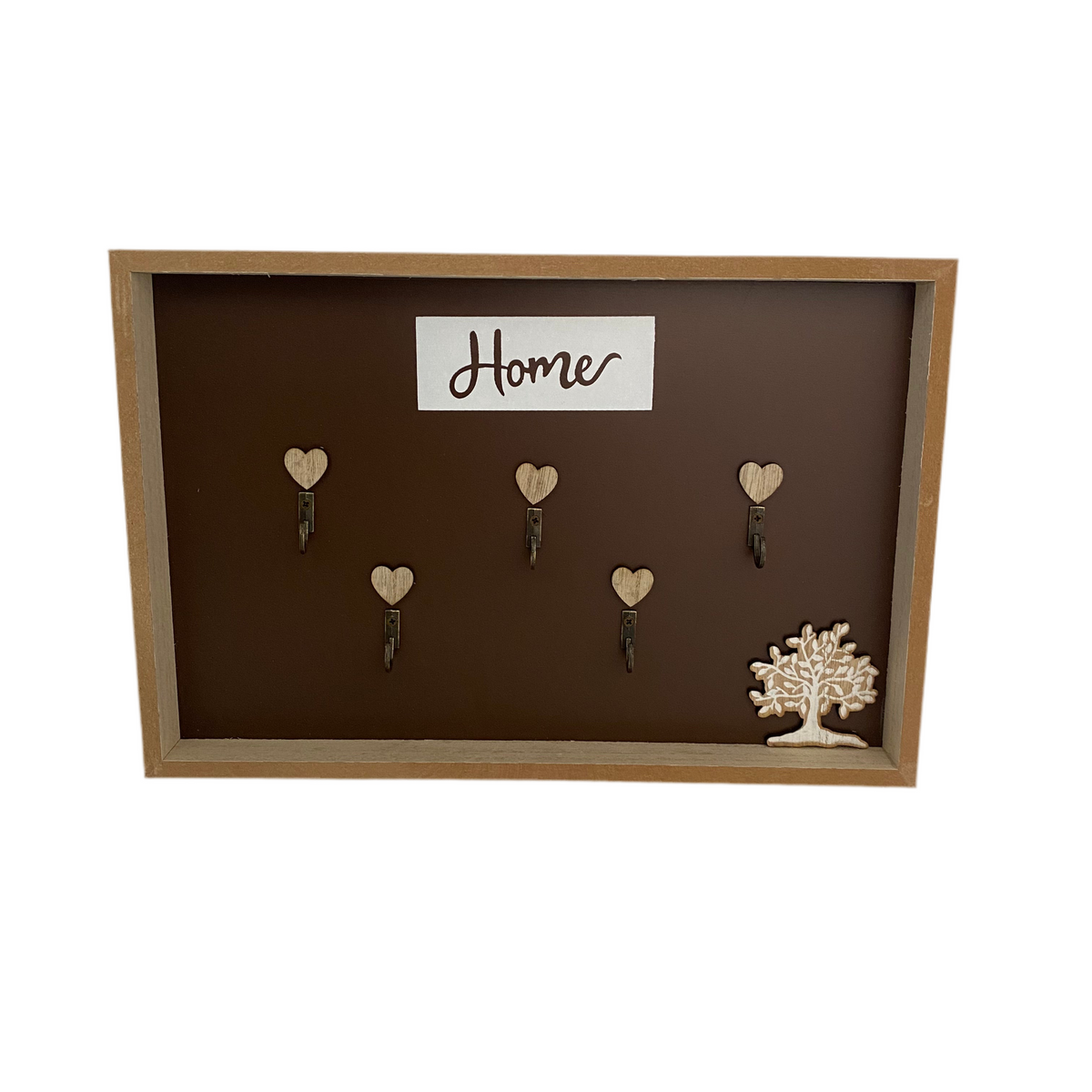 Wood Wall Mounted Key Holder