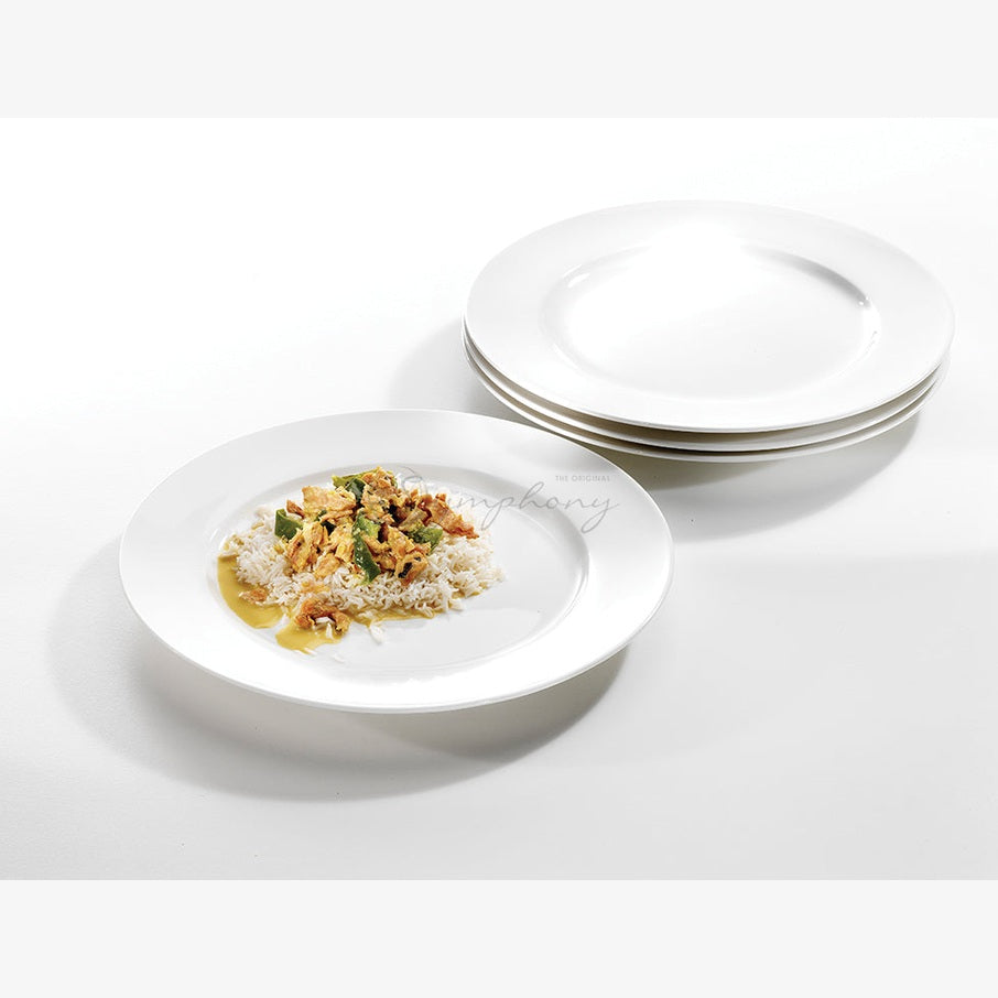 Symphony round plate set of 4 Ø:28cm