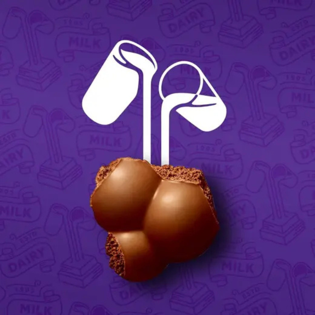 Cadbury Dairy Milk Bubbly Oreo Biscuit Chocolate Bar, 27g