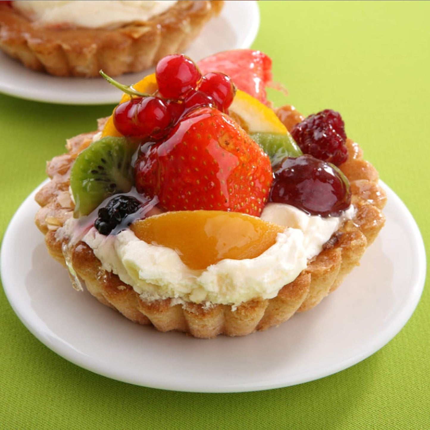 Danny Home 1-Pcs Carbon Steel Premium quality , Non-stick Detachable Mini Round Tart Pan 10cm