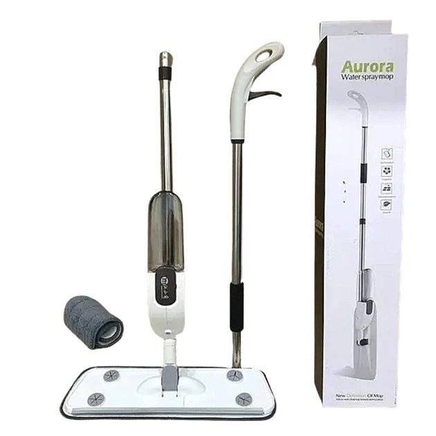 Spray Mop for Floor Cleaning – Refillable & 360° Swivel