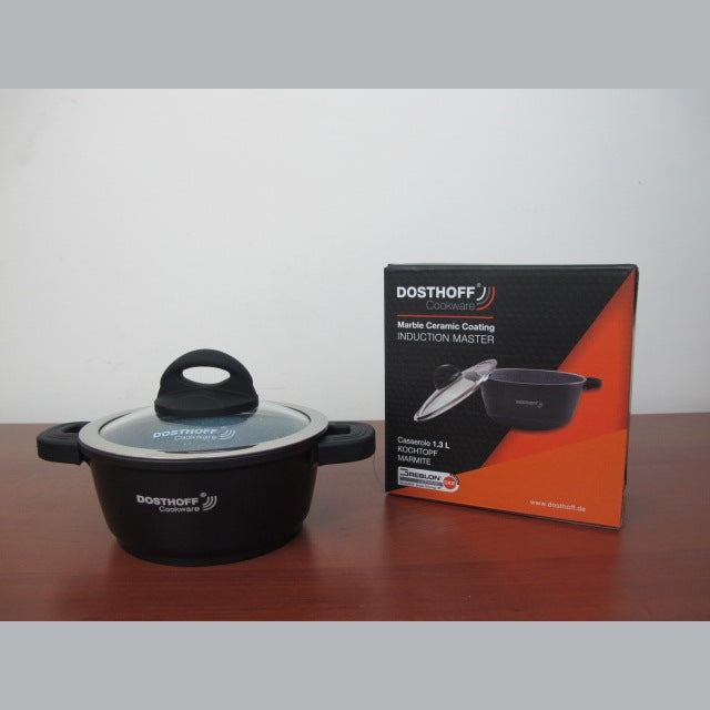 DOSTHOFF INDUCTION MASTER CASSEROLE BLACK 16 CM 1.2 L