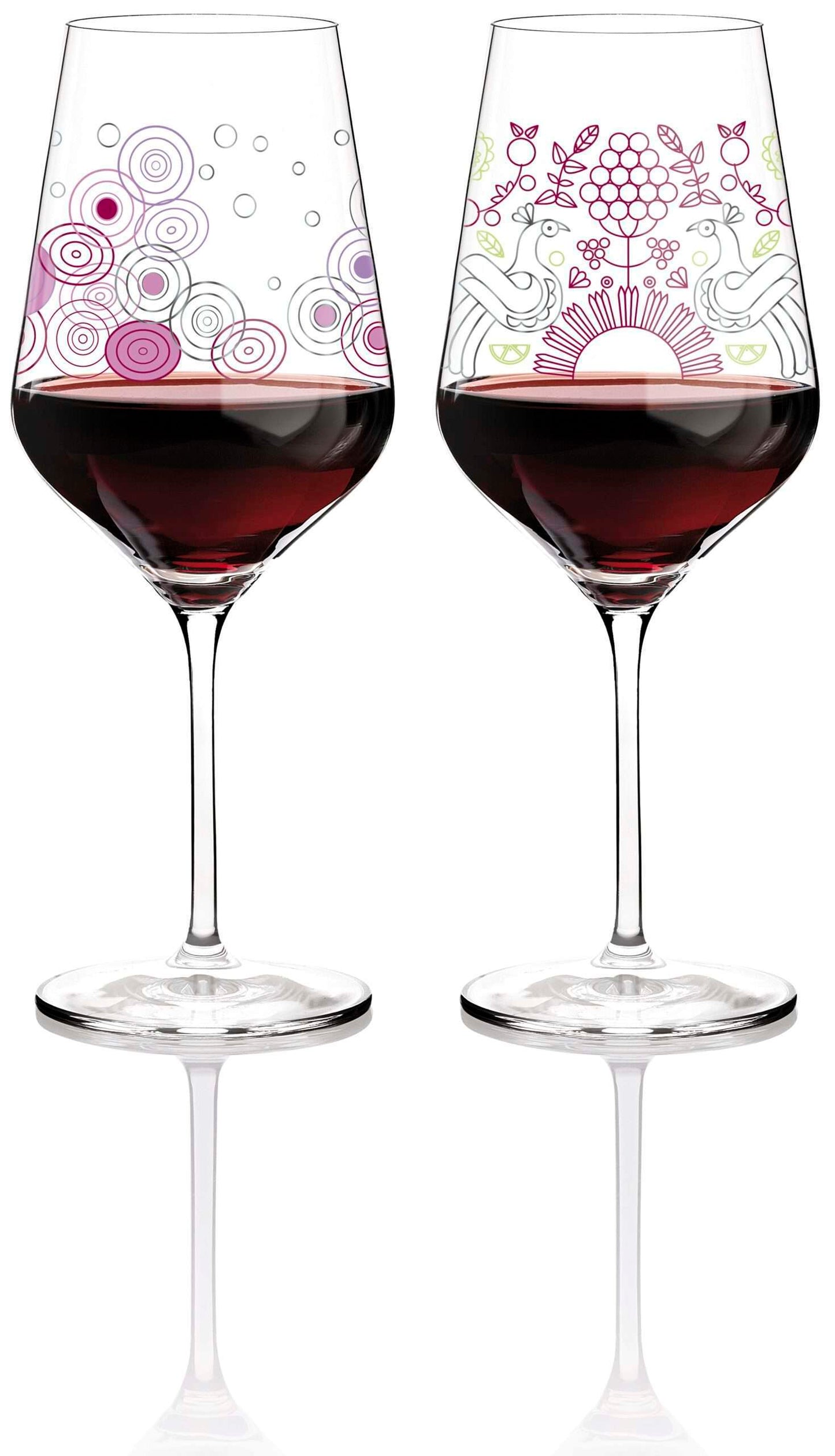 Ritzenhoff, Set Of 2 Red Wine Glasses, Ito & Jacquart