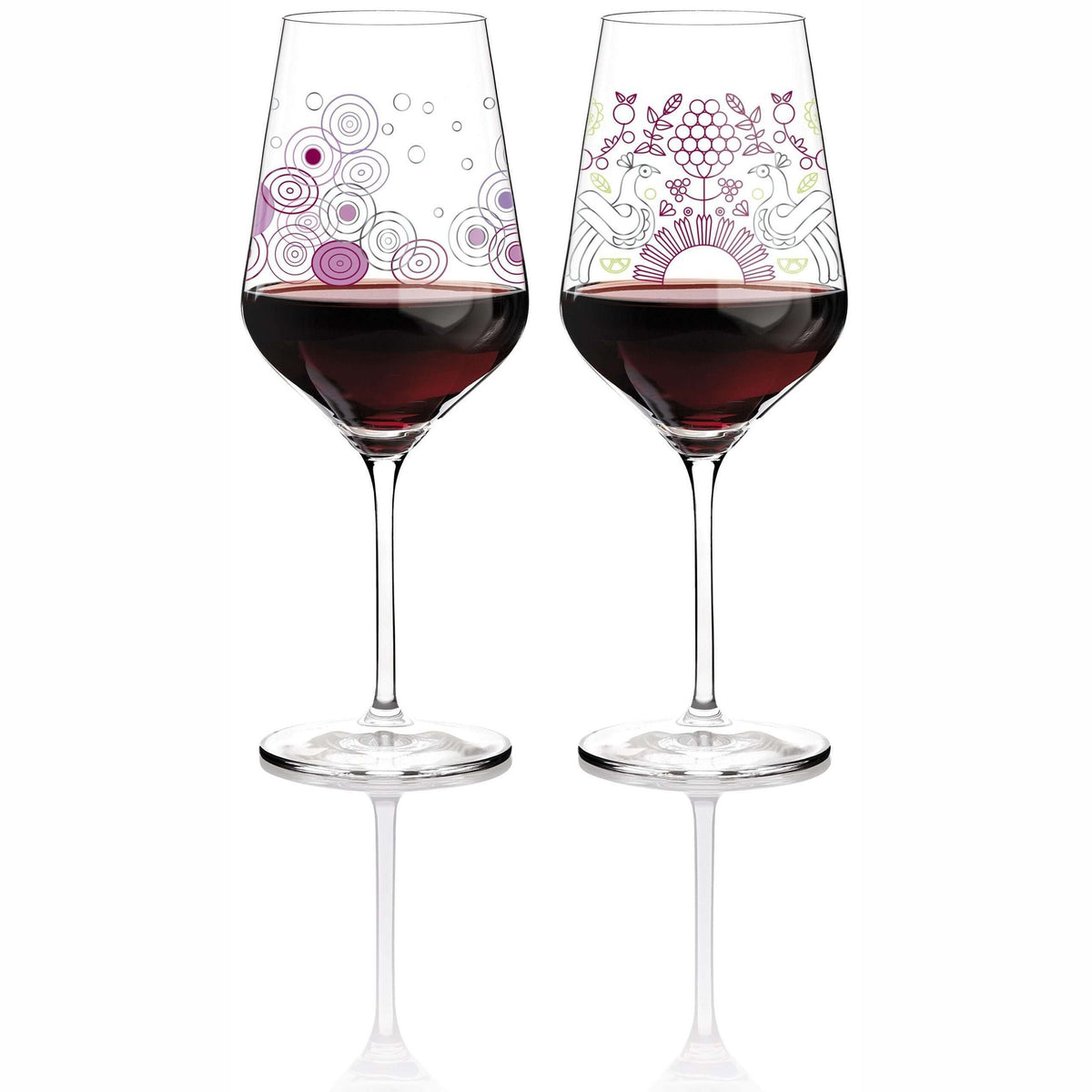 Ritzenhoff, Set Of 2 Red Wine Glasses, Ito & Jacquart