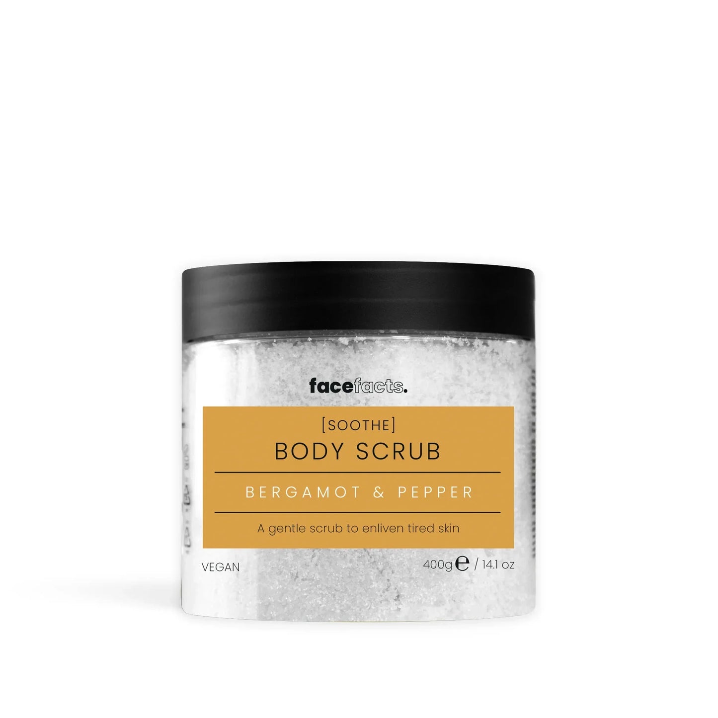Face Facts Bergamot & Pepper Body Scrub - 400g