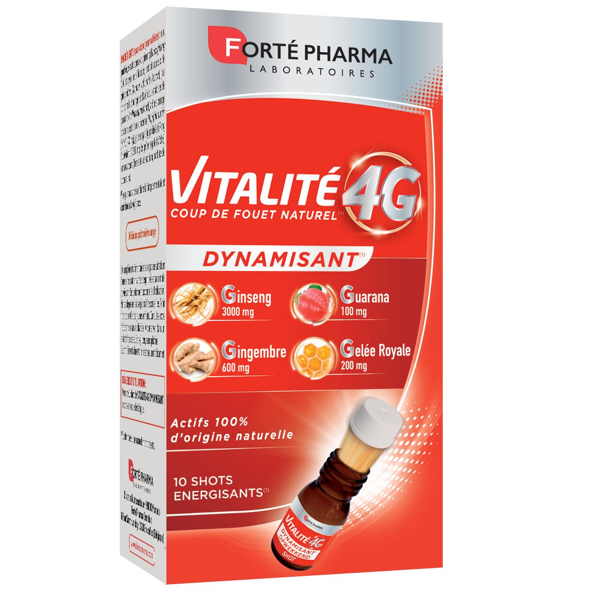 Forte Pharma Vitalité 4G Dynamisant 10 shots