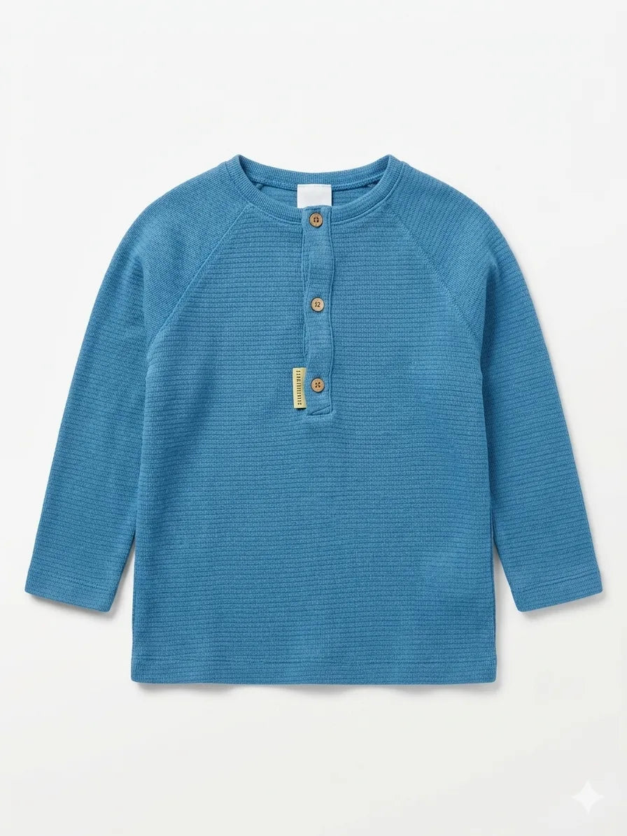 Zara Boy's Blue Plain Blouse | Zara In Lebanon