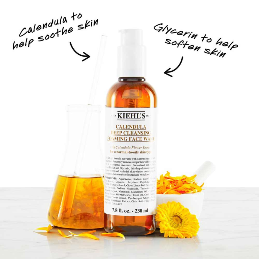 Kiehl's Calendula Deep Cleanser Foaming Face Wash 230ml