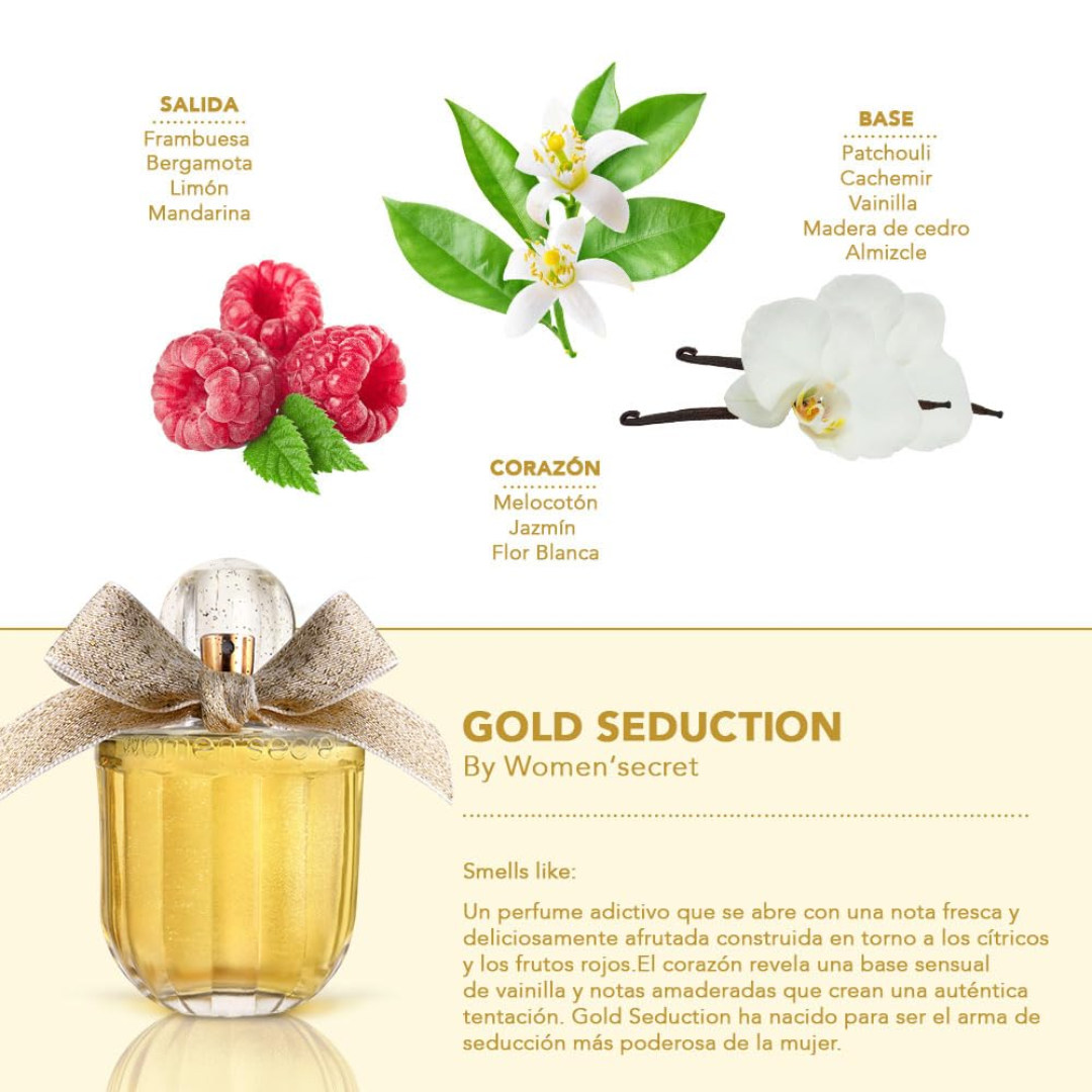 Women'Secret Gold Seduction Gift Set Eau De Parfum