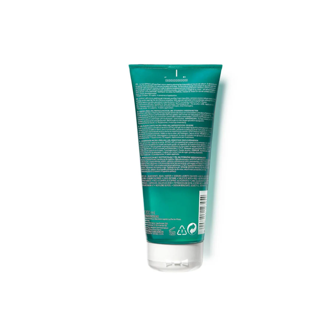 La Roche Posay Effaclar Micro Peeling Cleansing Gel With Salicylic Acid 200ml