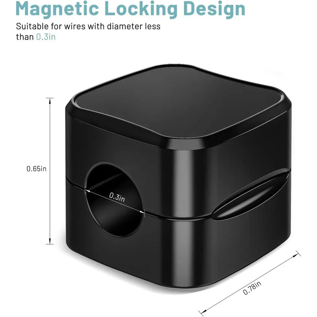 Magnetic Cable Clips (6 Pcs)
