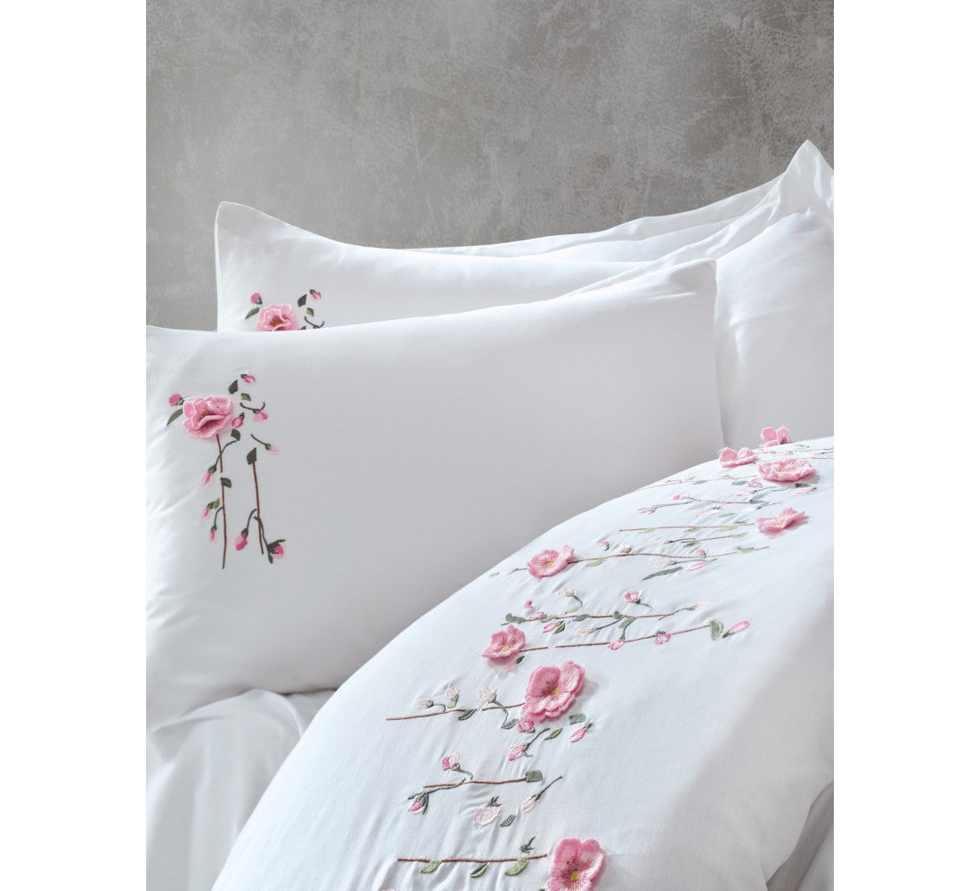 3D Embroidered Double Duvet Cover Set PERLA