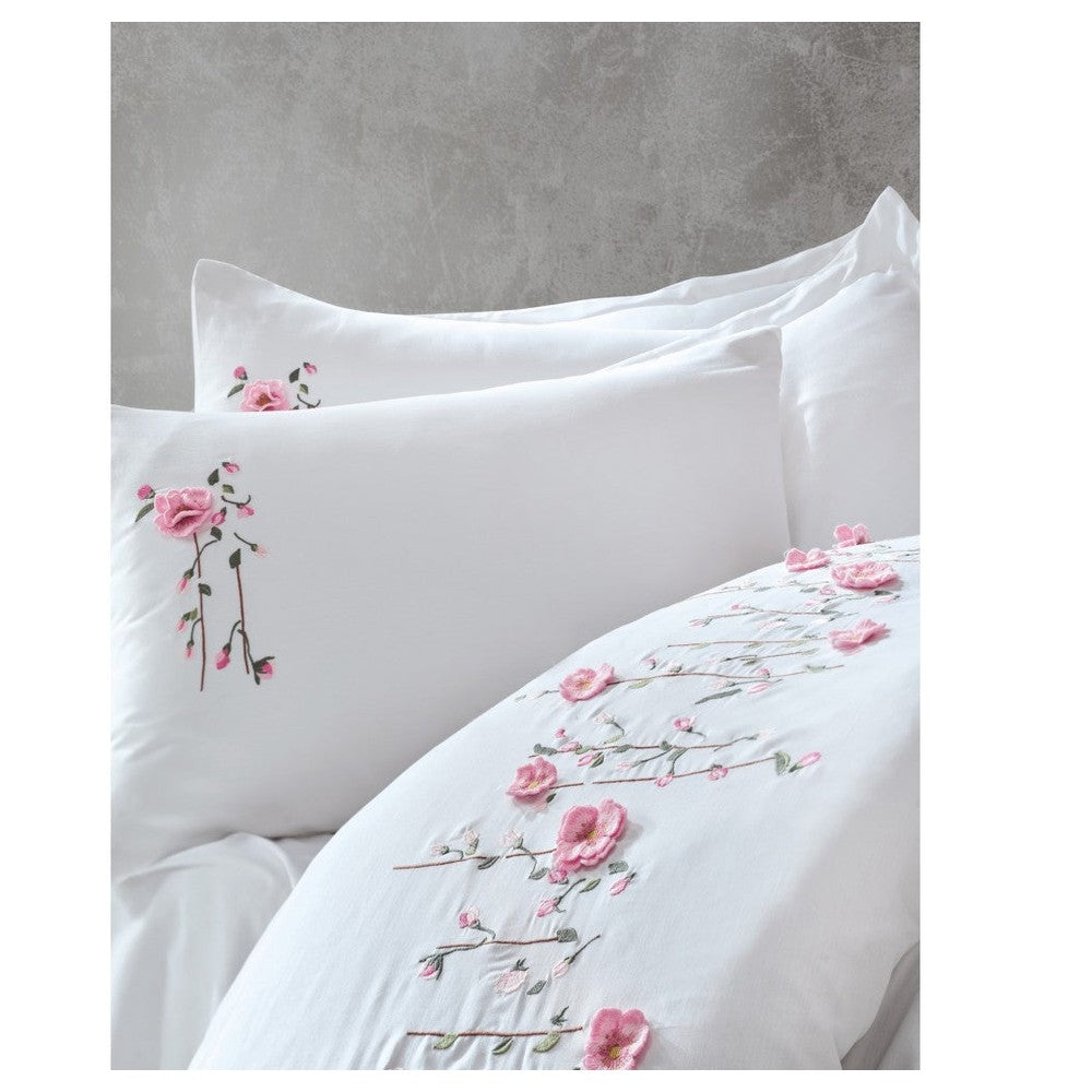 3D Embroidered Double Duvet Cover Set PERLA
