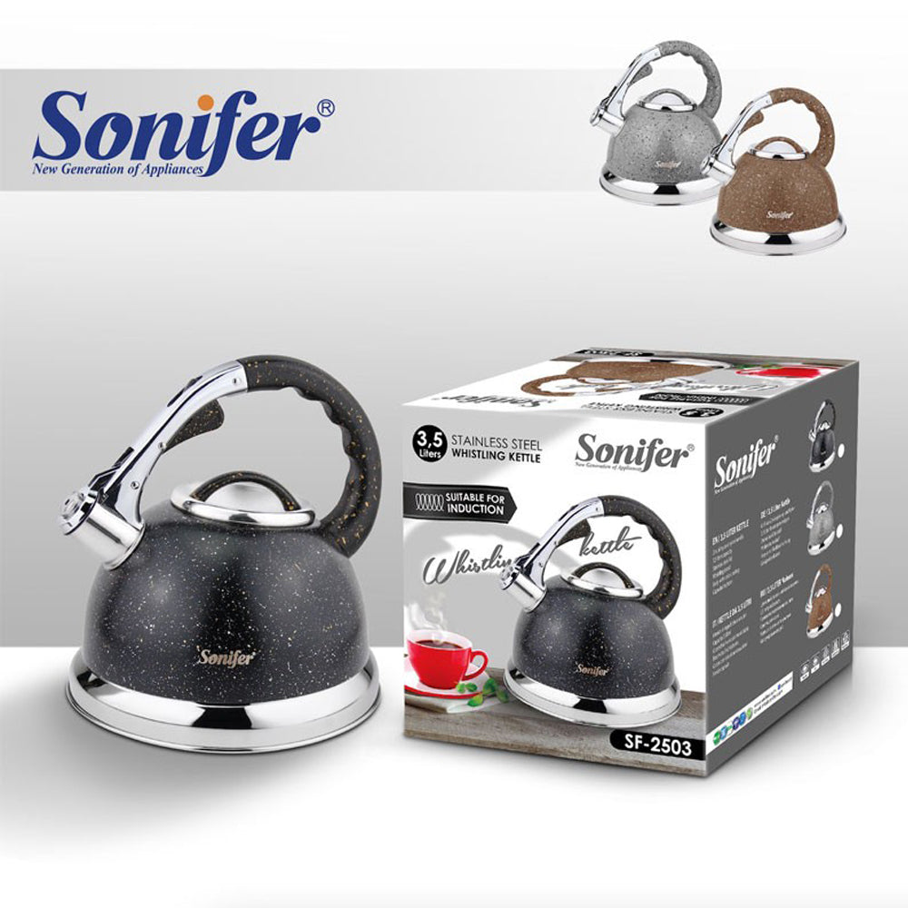 Sonifer, 3.5L Stainless Steel Whistling Kettle SF-2503 (D22 x H24)cm