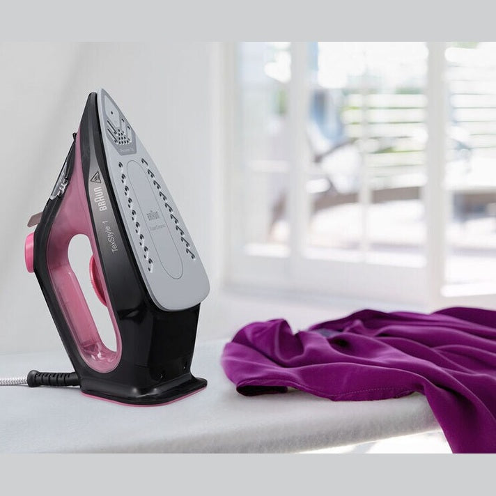 Braun TexStyle 1 Steam Iron SI 1070 Purple/black