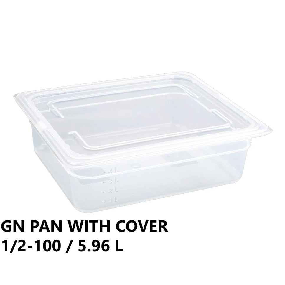 Gastronorm Plastic Storage Container 1/2 100 mm - 5.96 L