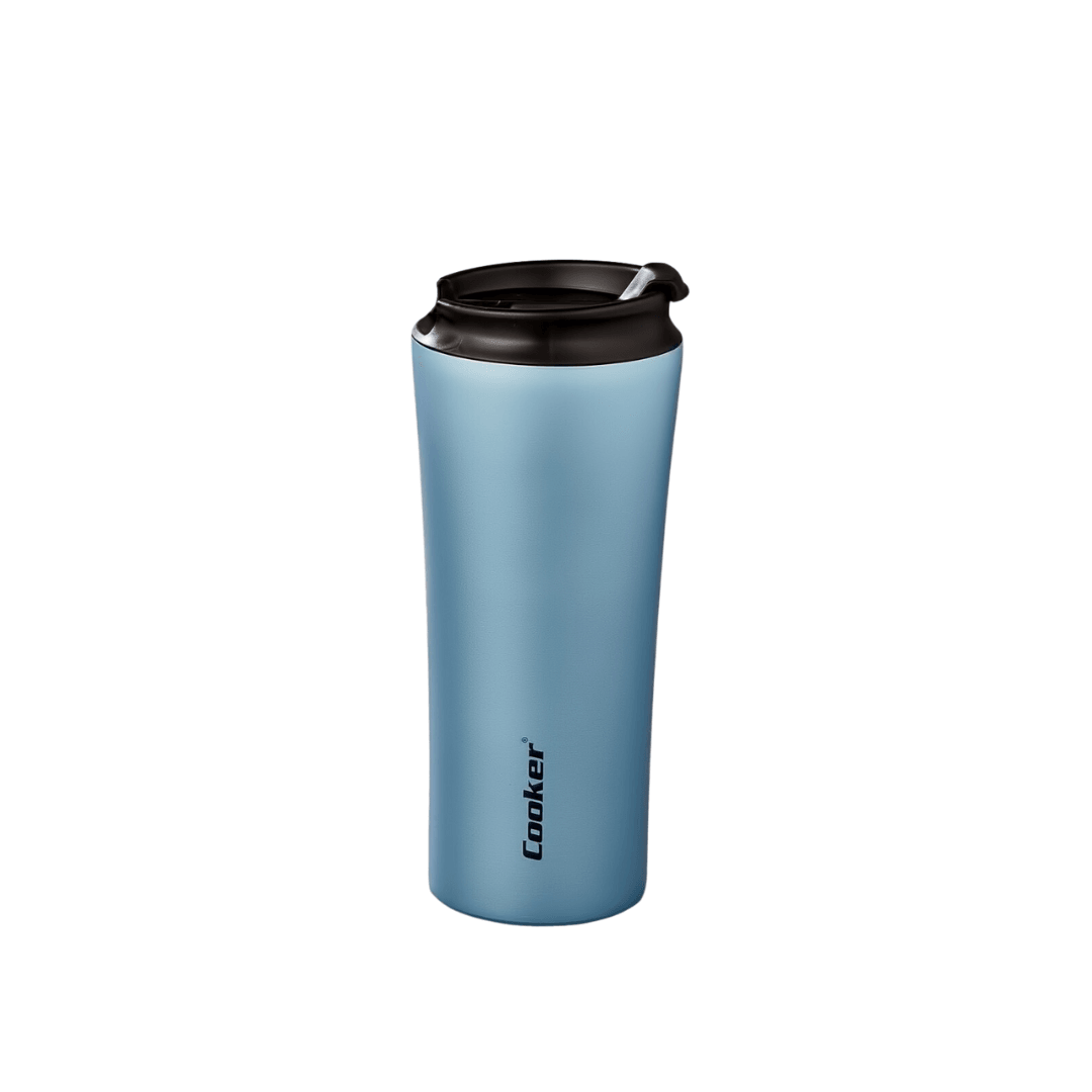 400 ML PAINTED STEEL Tumbler Thermos Blue